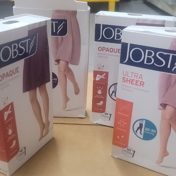 Lot Of 4 Jobst Compression Medical Stockings! All 4 Brand New In Package! - Picture 1 of 6
